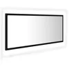 Image de vidaXL - Badkamerspiegel - LED - 100x8,5x37 - cm - acryl - zwart