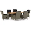 Image de vidaXL - 7-delige - Tuinset - met - kussens - poly - rattan - bruin