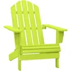 Image de vidaXL - Tuinstoel - Adirondack - massief - vurenhout - groen
