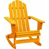 Image de vidaXL - Schommelstoel - Adirondack - massief - vurenhout - oranje