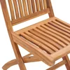 Image de vidaXL - Tuinstoelen - 2 - st - met - groene - kussens - massief - teakhout
