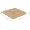 Image de vidaXL - Tuinstoelen - 2 - st - met - beige - kussens - massief - teakhout