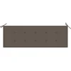 Image de vidaXL - Tuinbank - stapelbaar - met - kussen - 159 - cm - massief - teakhout