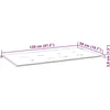 Image de vidaXL - Tuinbank - inklapbaar - met - kussen - 118 - cm - bamboe