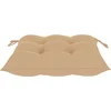 Image de vidaXL - Tuinstoelen - 4 - st - inklapbaar - met - kussens - massief - acaciahout