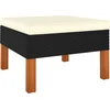 Image de vidaXL - 9-delige - Loungeset - met - kussens - poly - rattan - zwart