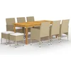 Image de vidaXL - 11-delige - Tuinset - beige