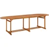 Image de vidaXL - Tuintafel - 280x90x75 - cm - massief - acaciahout