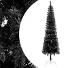 Image de vidaXL - Kerstboom - smal - 150 - cm - zwart