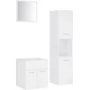 Image de vidaXL - Badkamermeubelset - spaanplaat - wit