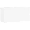 Image de vidaXL - Wastafelkast - met - ingebouwde - wastafel - bewerkt - hout - wit