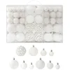 Image de vidaXL - 100-delige - Kerstballenset - wit