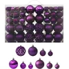 Image de vidaXL - 100-delige - Kerstballenset - paars