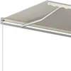 Image de vidaXL - Luifel - handmatig - uittrekbaar - 500x300 - cm - crèmekleurig