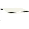 Image de vidaXL - Luifel - automatisch - uittrekbaar - 350x250 - cm - crèmekleurig