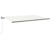 Image de vidaXL - Luifel - automatisch - uittrekbaar - 500x300 - cm - crèmekleurig