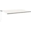 Image de vidaXL - Luifel - handmatig - uittrekbaar - 500x350 - cm - crèmekleurig