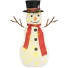 Image de vidaXL - Decoratieve - sneeuwpop - LED - 60 - cm - luxe - stof