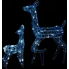 Image de vidaXL - Kerstversiering - rendierfamilie - 160 - LED's - koudwit - acryl