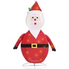 Image de vidaXL - Kerstman - decoratief - LED - 60 - cm - luxe - stof