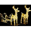 Image de vidaXL - Kerstversiering - rendieren - en - slee - 160 - LED's - 130 - cm - acryl