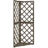 Image de vidaXL - Latwerk - hoekmodel - 50x50x145 - cm - massief - vurenhout