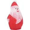 Image de vidaXL - Kerstfiguur - kerstman - LED - binnen - en - buiten - 28 - cm - acryl