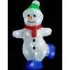 Image de vidaXL - Kerstfiguur - sneeuwman - LED - binnen - en - buiten - 30 - cm - acryl