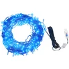 Image de vidaXL - Lichtsnoer - met - 400 - LED's - met - 8 - lichteffecten - 40 - m - blauw