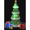 Image de vidaXL - Kerstdecoratie - opblaasbaar - kerstboom - LED - binnen/buiten - 240 - cm