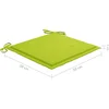 Image de vidaXL - Tuinstoelen - stapelbaar - 6 - st - met - kussens - massief - teakhout