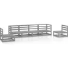 Image de vidaXL - 6-delige - Loungeset - massief - grenenhout - grijs