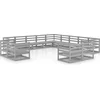 Image de vidaXL - 13-delige - Loungeset - massief - grenenhout