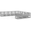 Image de vidaXL - 11-delige - Loungeset - massief - grenenhout