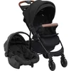 Image de vidaXL - Kinderwagen - 3-in-1 - staal - antracietkleurig