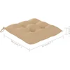 Image de vidaXL - Tuinstoelen - 4 - st - met - kussens - massief - acaciahout
