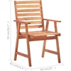 Image de vidaXL - Tuinstoelen - 6 - st - met - kussens - massief - acaciahout