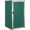 Image de vidaXL - Tuinschuur - 88x89x161 - cm - gegalvaniseerd - staal - groen