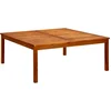 Image de vidaXL - Tuintafel - 110x110x45 - cm - massief - acaciahout