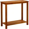 Image de vidaXL - Tuinwandtafel - 80x35x75 - cm - massief - acaciahout
