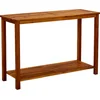 Image de vidaXL - Tuinwandtafel - 110x40x75 - cm - massief - acaciahout