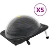 Image de vidaXL Solarverwarmingen voor zwembad 5 st 75x75x36 cm HDPE aluminium