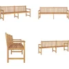 Image de vidaXL - Tuinbank - 228 - cm - massief - teakhout