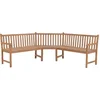 Image de vidaXL - Tuinhoekbank - 185x185x90 - cm - massief - teakhout