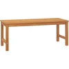 Image de vidaXL - Tuinbank - 114 - cm - massief - teakhout