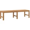 Image de vidaXL - Tuinbank - 150 - cm - massief - teakhout
