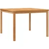 Image de vidaXL - Tuintafel - 110x110x77 - cm - massief - teakhout