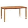 Image de vidaXL - Tuintafel - 150x90x75 - cm - massief - teakhout