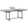 Image de vidaXL - Tuintafel - (150-200)x100x75 - cm - massief - acaciahout