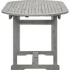 Image de vidaXL - Tuintafel - (120-170)x80x75 - cm - massief - acaciahout